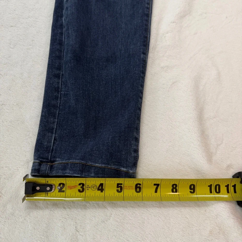 Ferryboat 76 Jogger Jeans Mens 38 Blue‎ Good Elastic Waist Drawstring Distressed